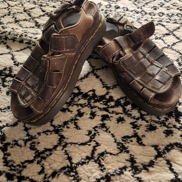 Dr. Martens Shoes Vintage Dr Martens Sandals Circa 997 Style 827